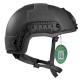 Шлем тактический FAST Helmet уровень защиты NIJ IIIA черный