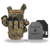 Бронежилет піксельний 4 клас з підсумком під чотири ріжки АК сертифікований