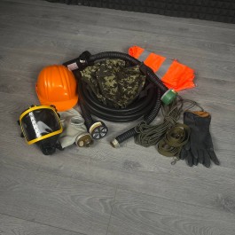 Протигаз шланговий ПШ-1С 10 метрів маска ППМ + нагнітач повітря