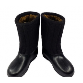Бурки повстяні 46-го розміру з калошами (гума)