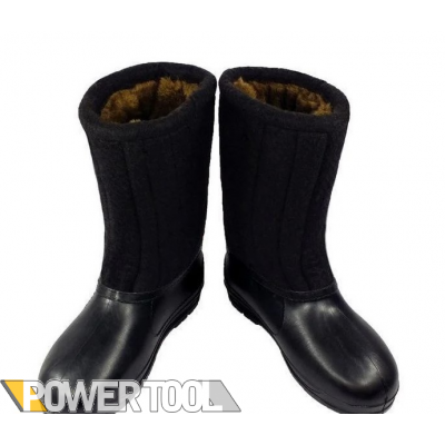 Бурки повстяні 46-го розміру з калошами (гума)