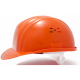 Защитная каска строителя оранжевая