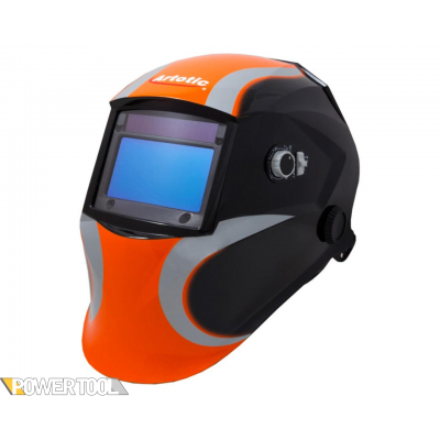 Сварочная маска Artotic SUN7B чёрно-оранжевая