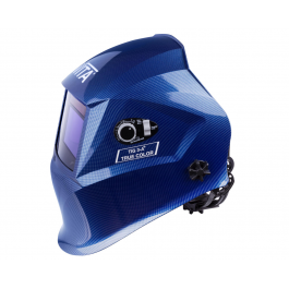 Сварочная маска TIG 3-A TrueColor синие металлические соты