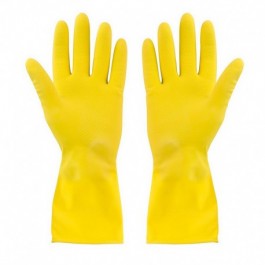 Защитные перчатки хозяйственные латексные