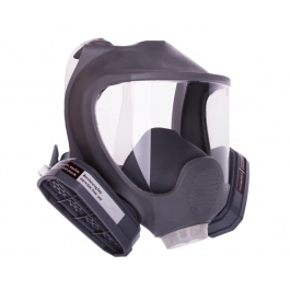 Полнолицевая маска респиратор Stalker Сlassic с химическими фильтрами, газы, хлор, кислоты, аммиак