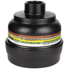 Фильтр для противогаза Climax 725 - A2B2E2K2P3 RD комбинированный