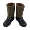 Бурки шинельні 40-го розміру з калошами (гума) 25,5 см.