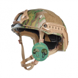 Шолом тактичний FAST Helmet рівень захисту NIJ IIIA мультикам