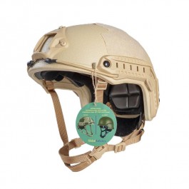 Шолом тактичний FAST Helmet рівень захисту NIJ IIIA койот