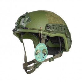 Шолом тактичний FAST Helmet рівень захисту NIJ IIIA олива